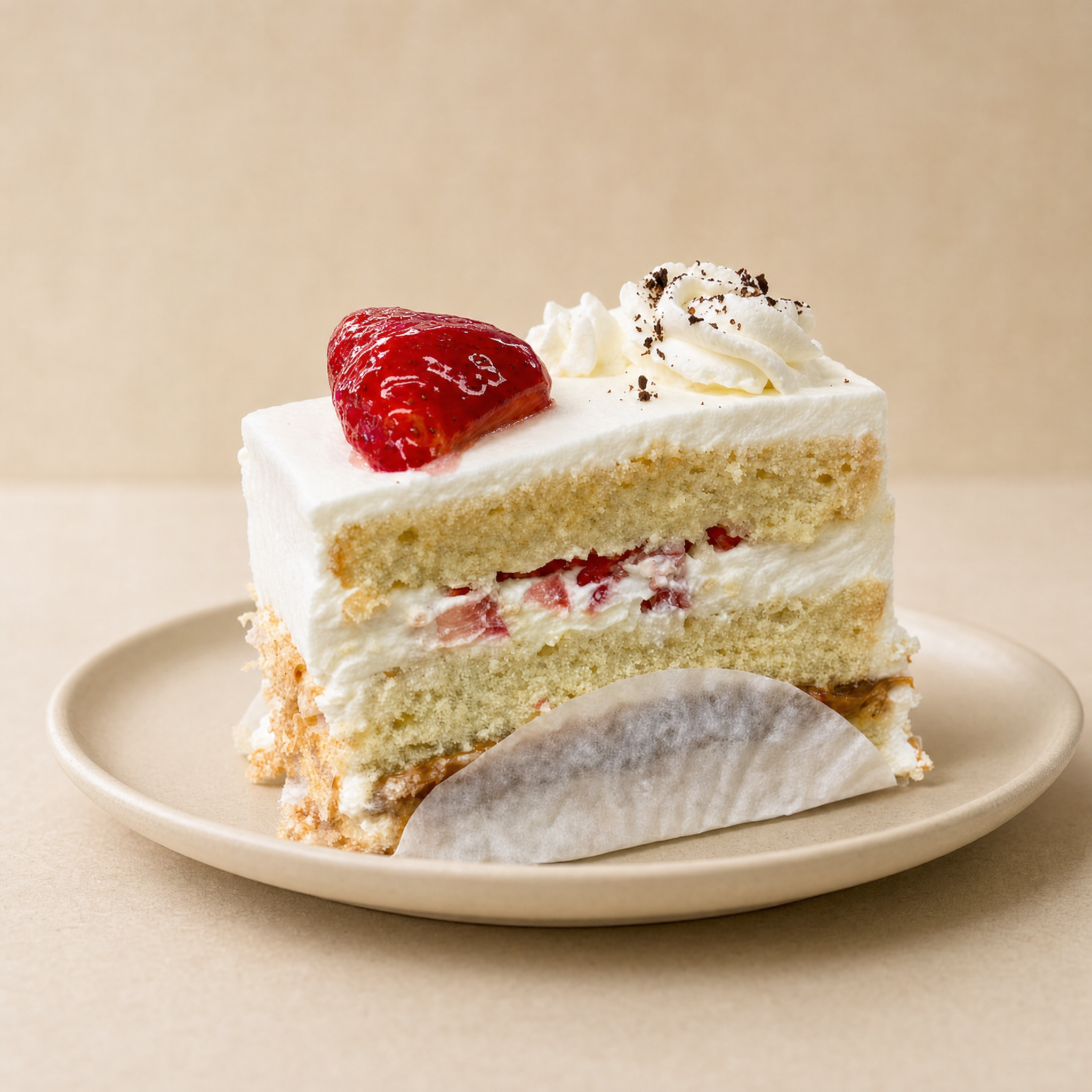 Pastel de Crema – Frutilla