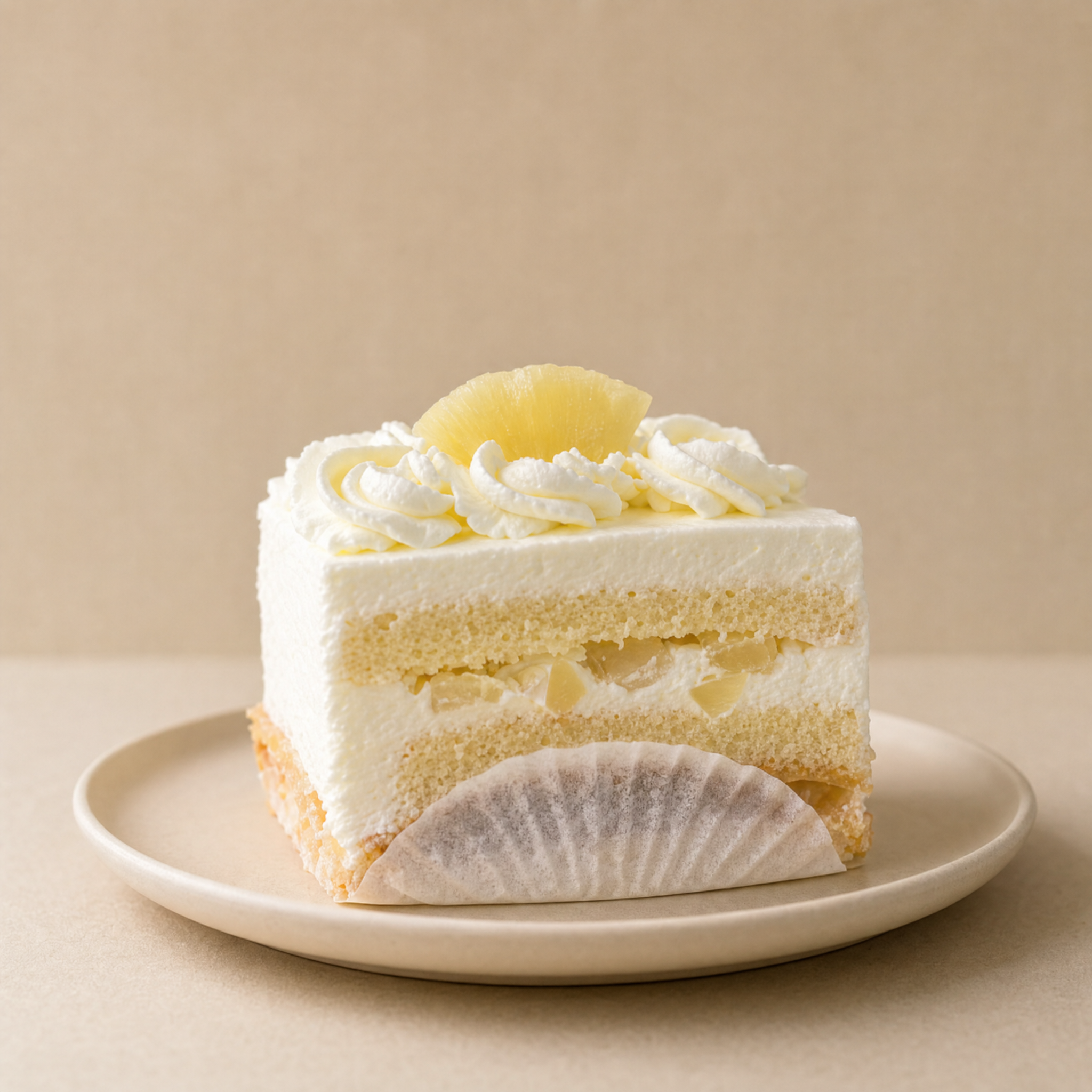 Pastel de Crema – Piña